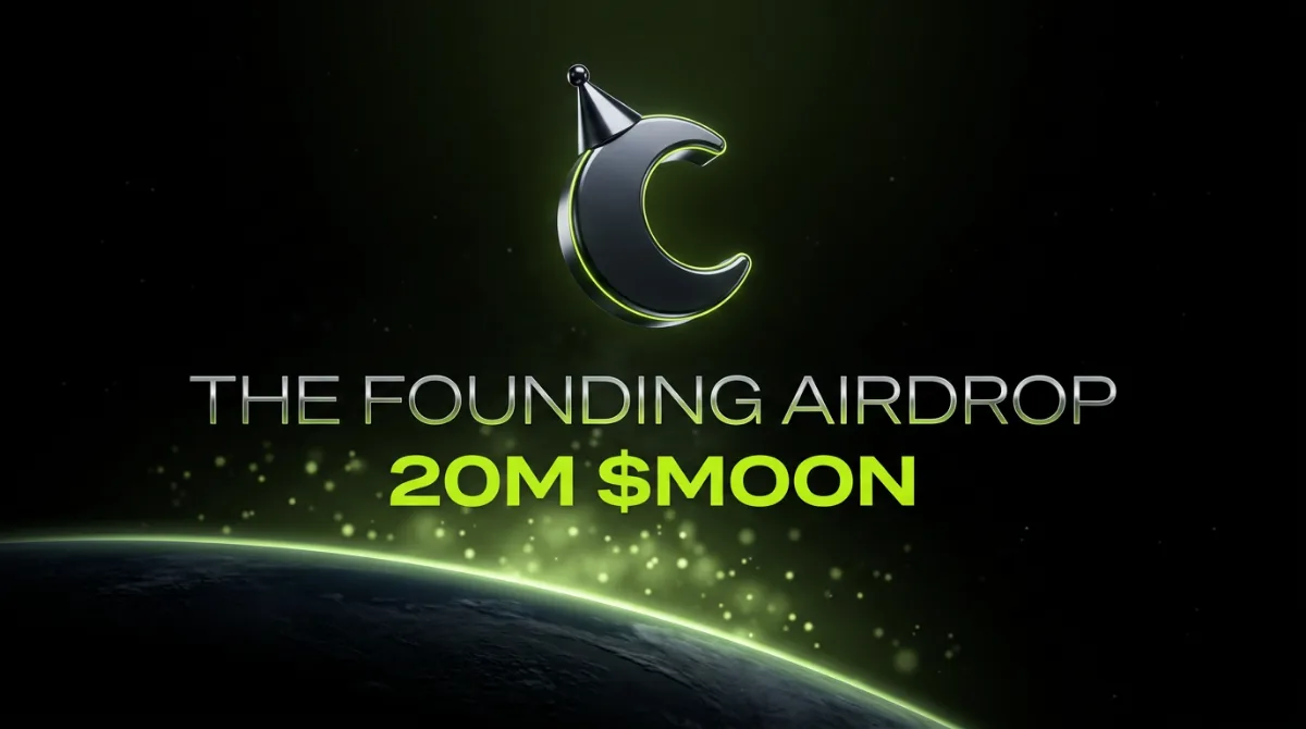 The founding airdrop. 20,000,000 $MOON.